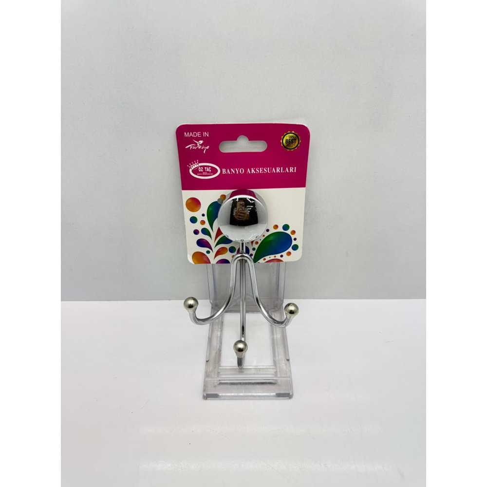 575-DEK DEKORATİF 3'LÜ LALE BANYO ASKI