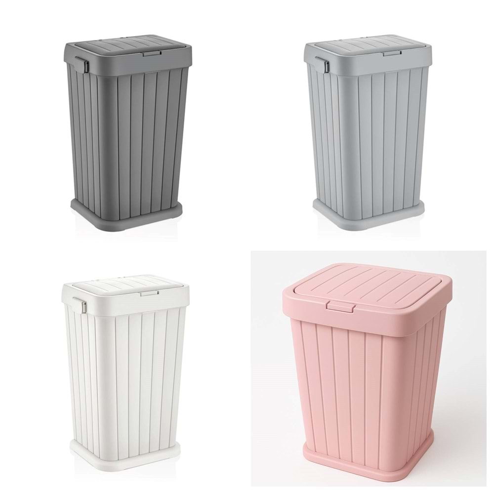 RİO6139 - TWİNS TEKLİ KİRLİ ÇAMAŞIR KUTUSU 40 LT