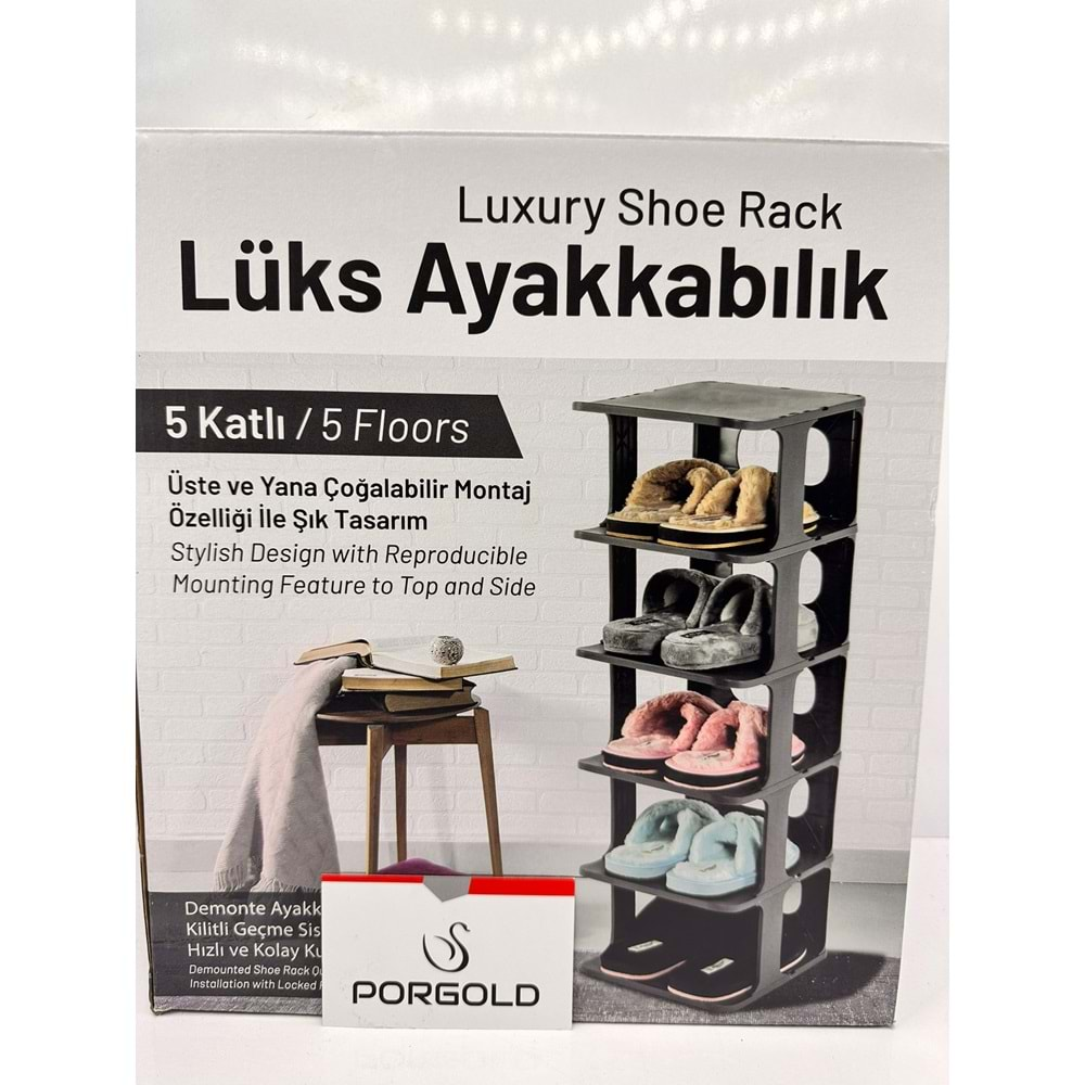 BRNS O-10033 GRİ KUTULU LÜKS AYAKKABILIK