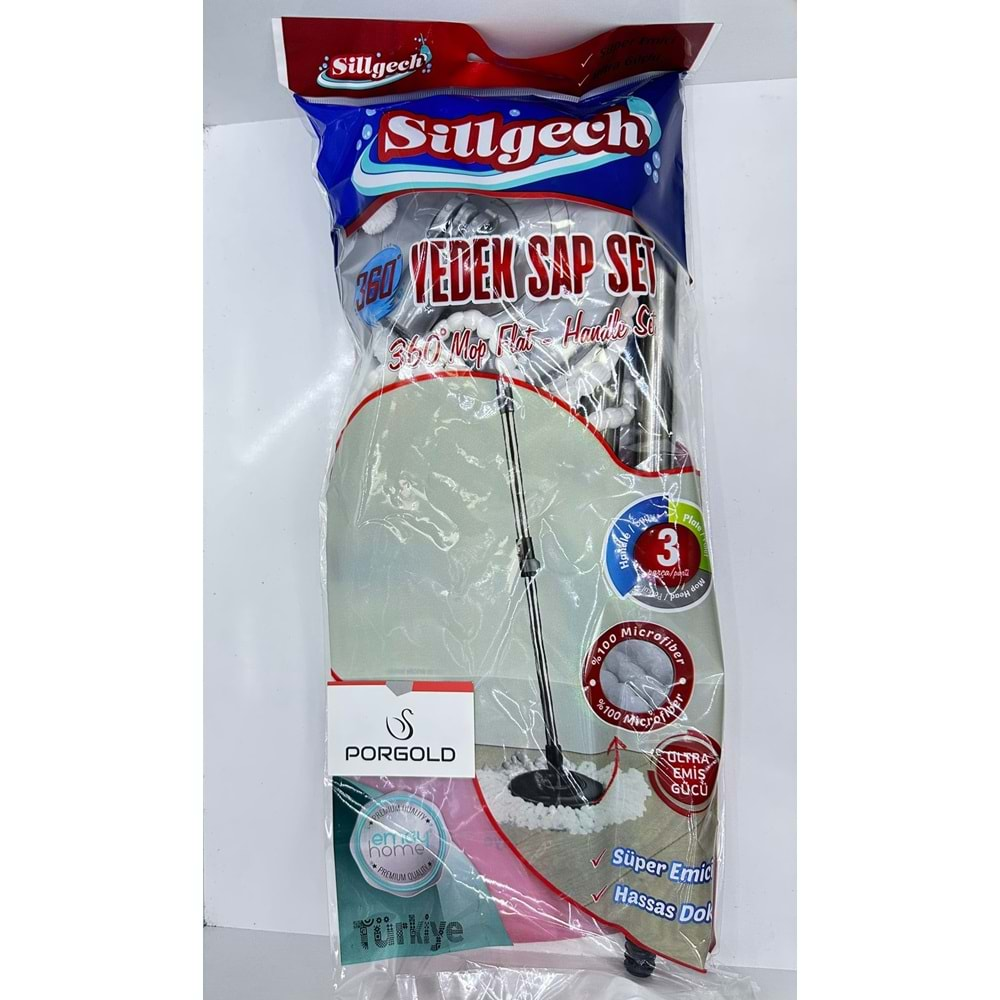 EH-163 SİLGECH KROM MOP SAP SET 3LÜ KL:25