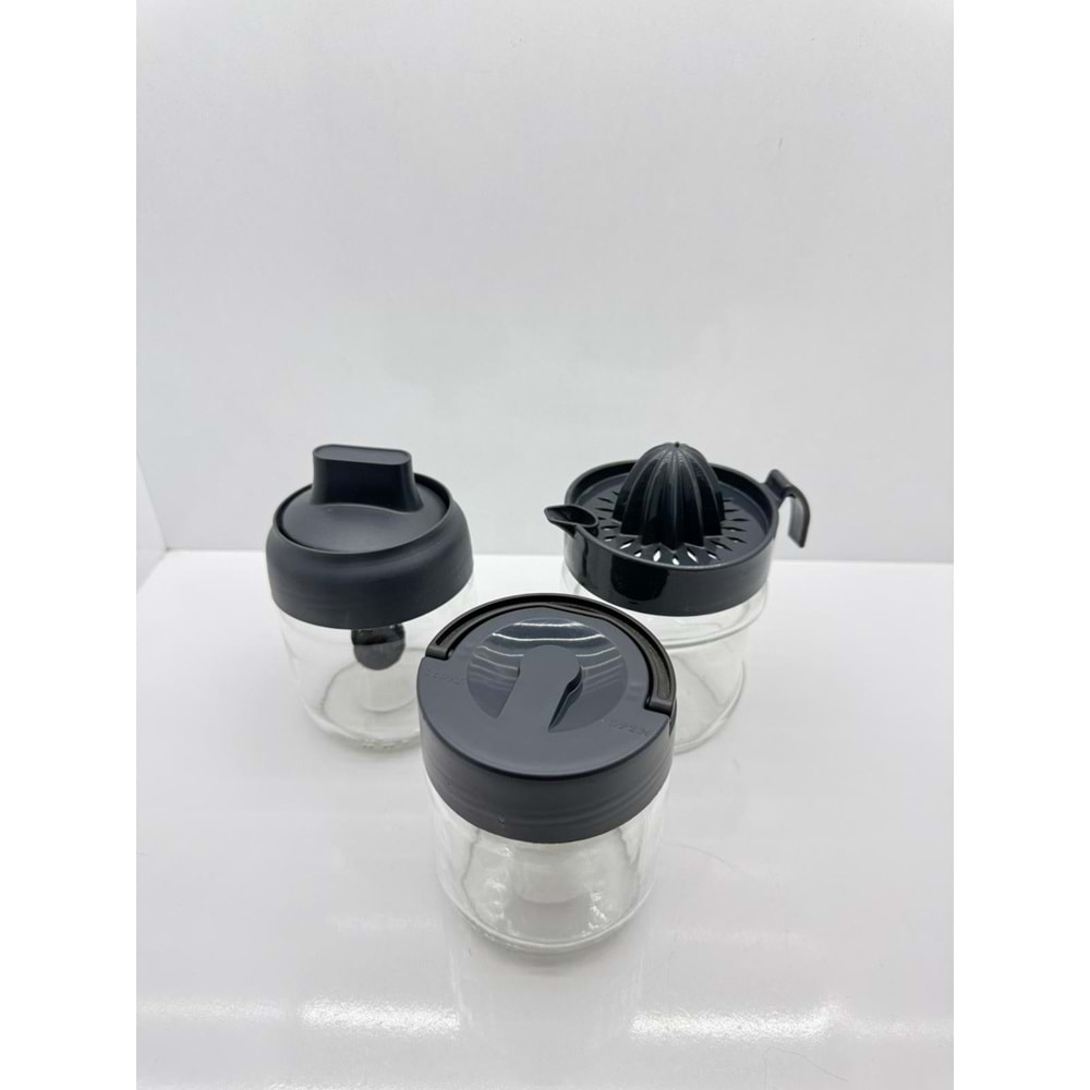 KYMC - CAM KAVANOZ BAHARATLIK LİMONLUK KL:12