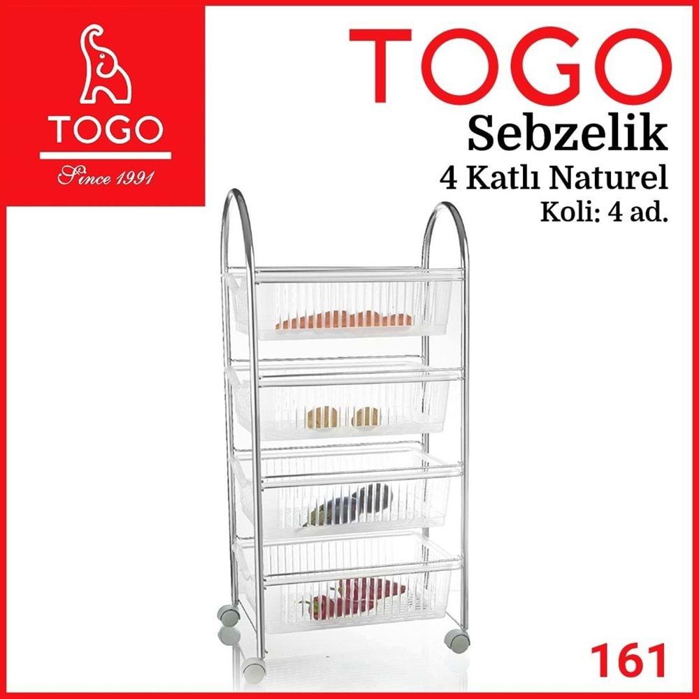 TOGO161 KW- SEZBZELİK 4 KATLI NATURAL KL:4