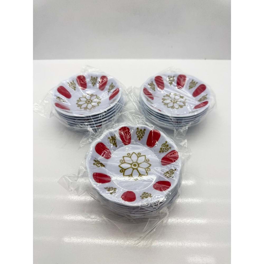 MELAMİN ÇAY TABAĞI 6'LI