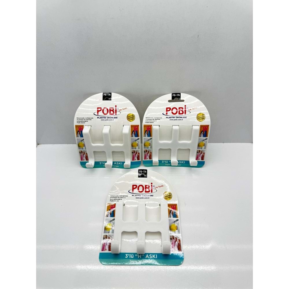 PB-176 ASKI 3'LÜ KAPI ARKASI BAX:50