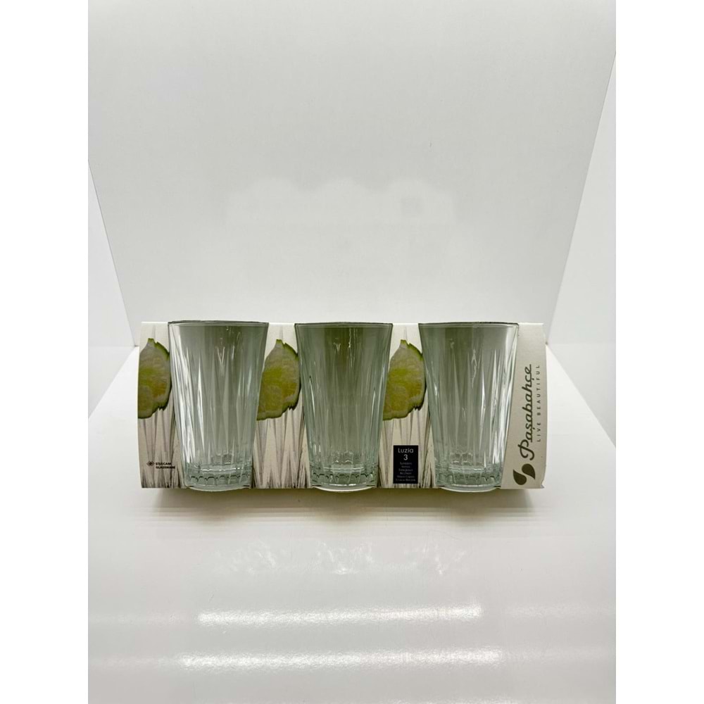 PŞB. 520265 - LUZİA MEŞRUBAT BARDAĞI 3'LÜ 350 CC