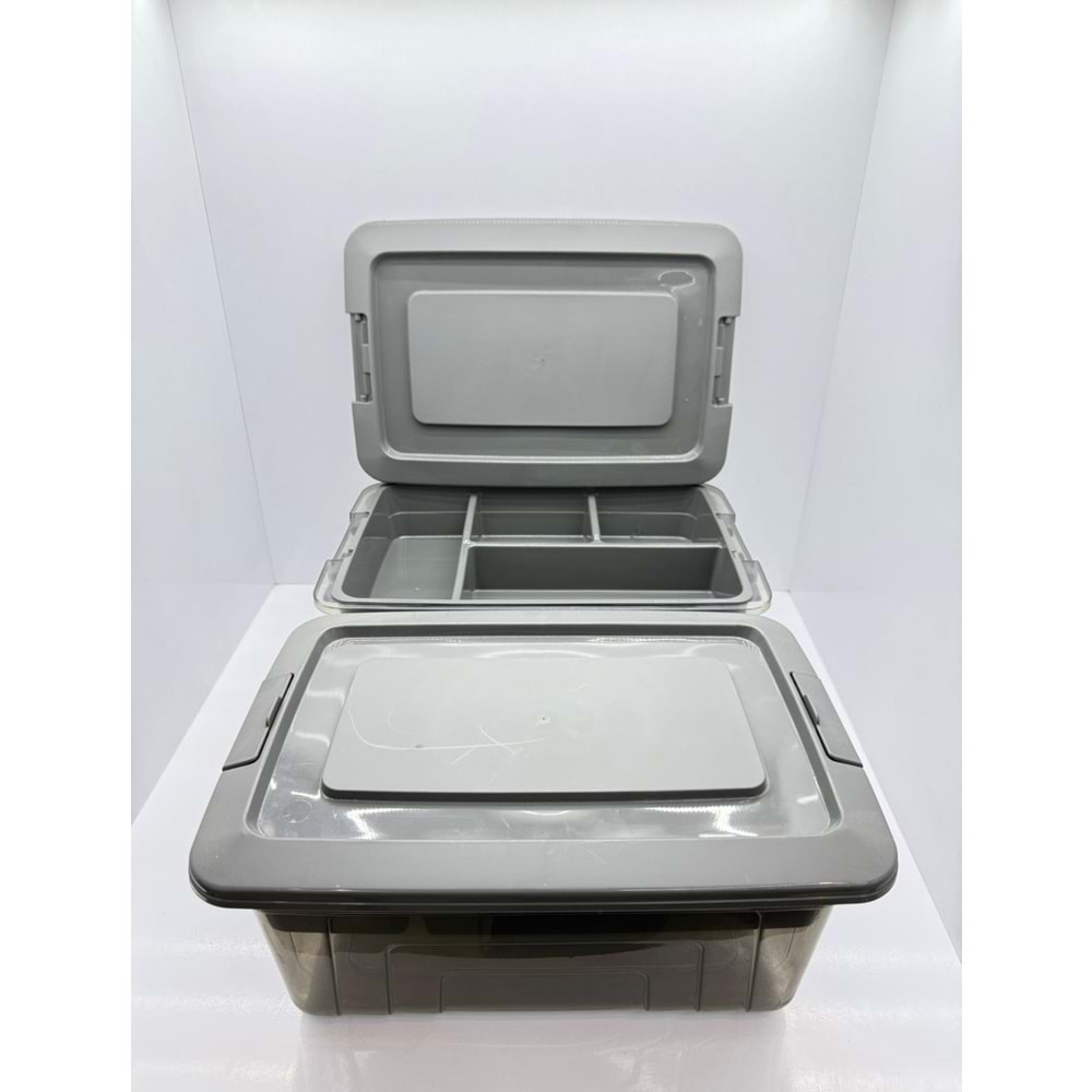 HEREVİN 161394-012 5,75 LT. SAKLAMA KABI GRİ KL:12