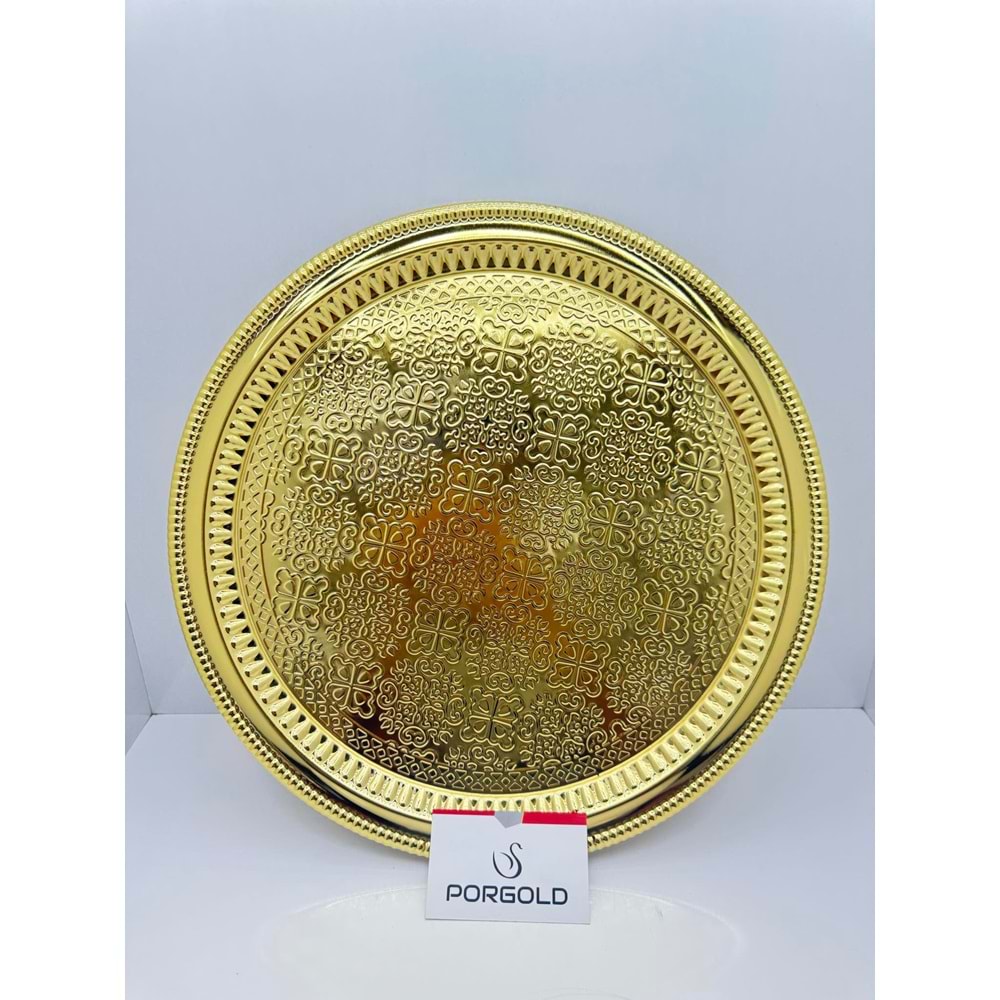 MS-311A YUV. METAL TEPSİ 35 CM ALTIN