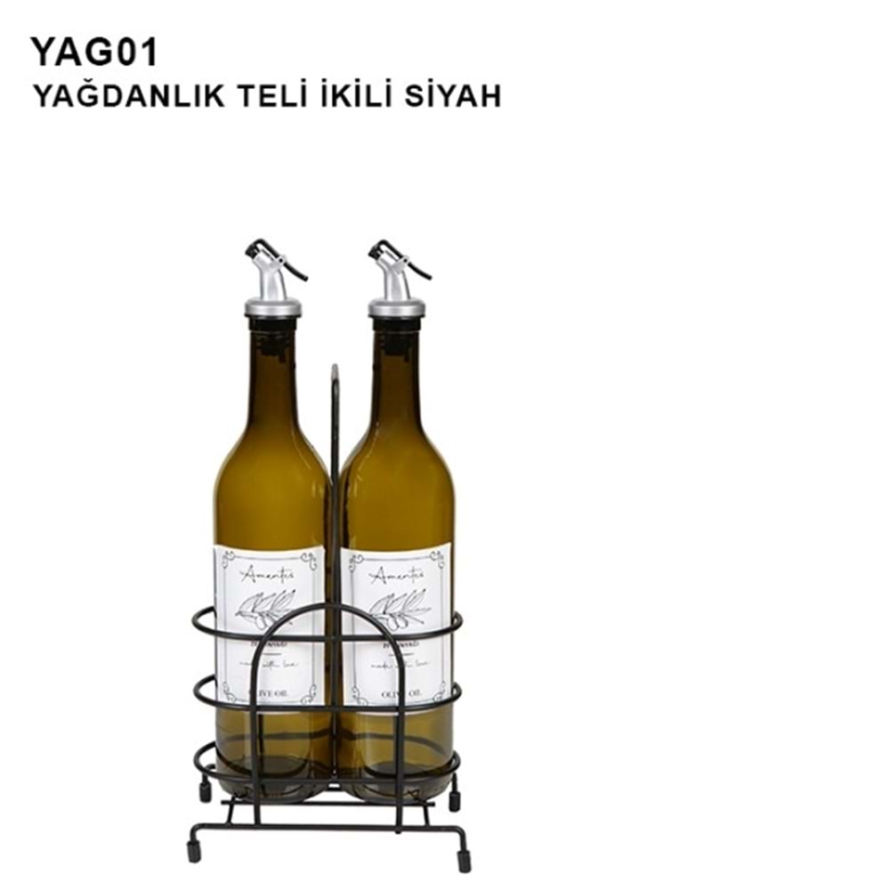 YAG01 - YAĞDANLIK TELİ 2'Lİ SİYAH