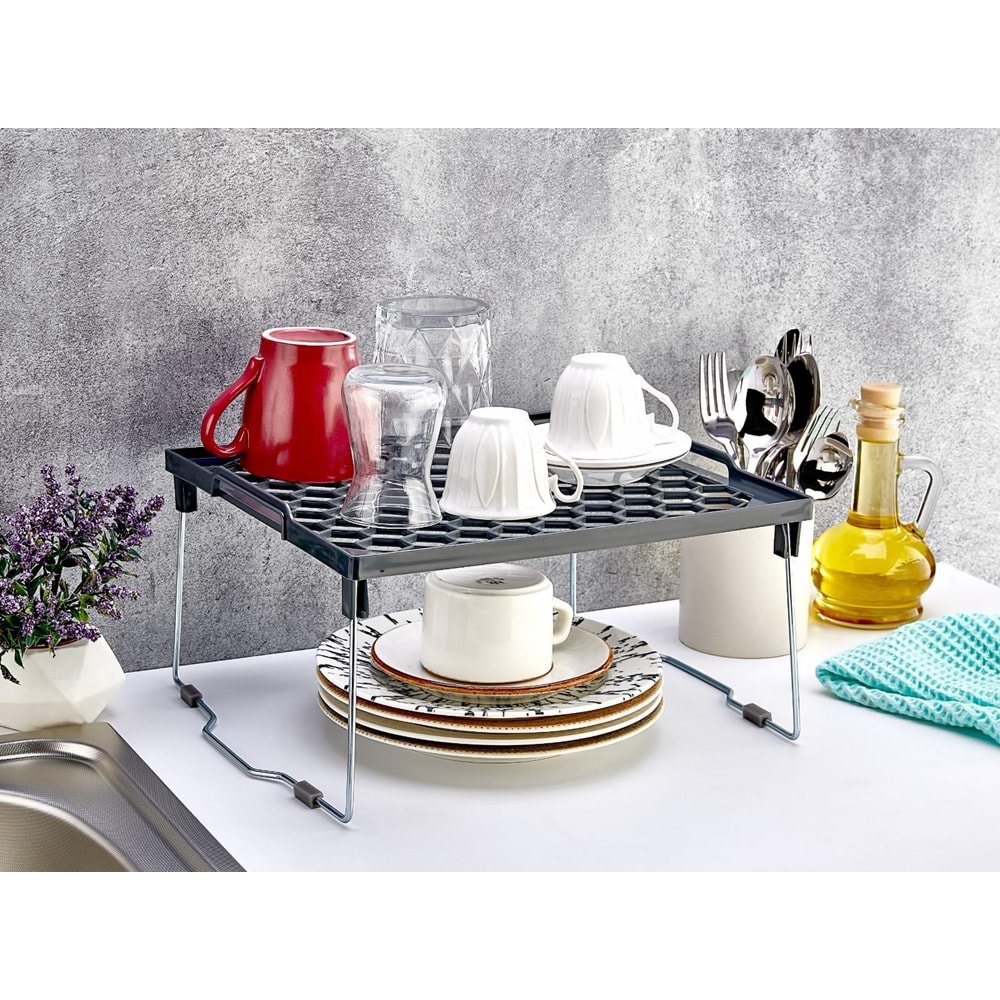 TİM307 - KARE PRTAİK RAF 28X30X15 CM KL:25