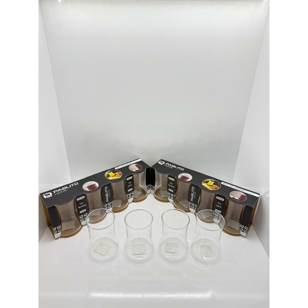 PBT-380 4'LÜ CAM BARDAK 180 ML KL:18