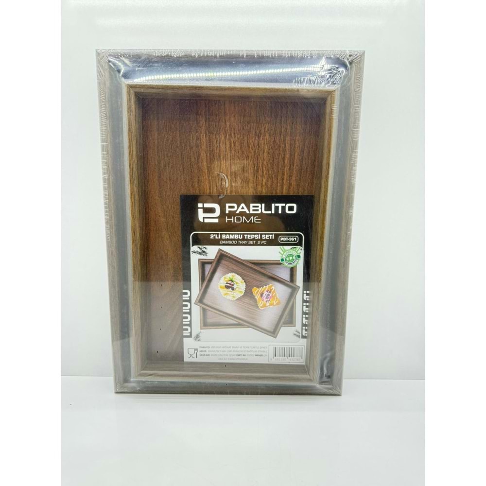 PBT-361 İKİLİ TEPSİ KL:20