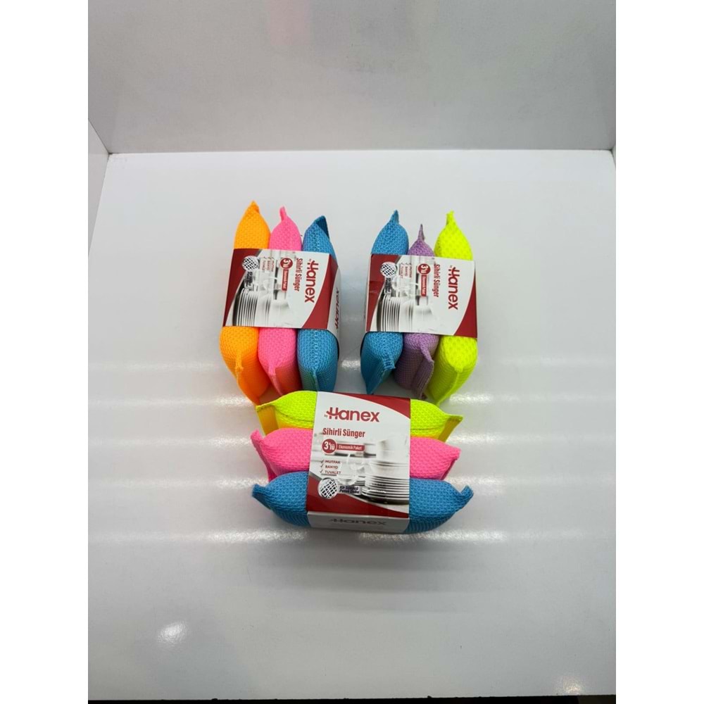 HNX-5266 SİHİRLİ SÜNGER 3 LÜ SET KL:340