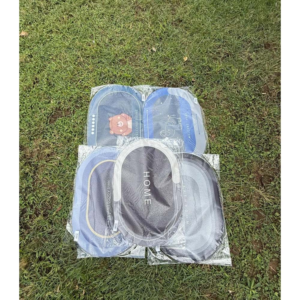 BYZ116 - SİHİRLİ BANYO PASPASI OVAL KL:100