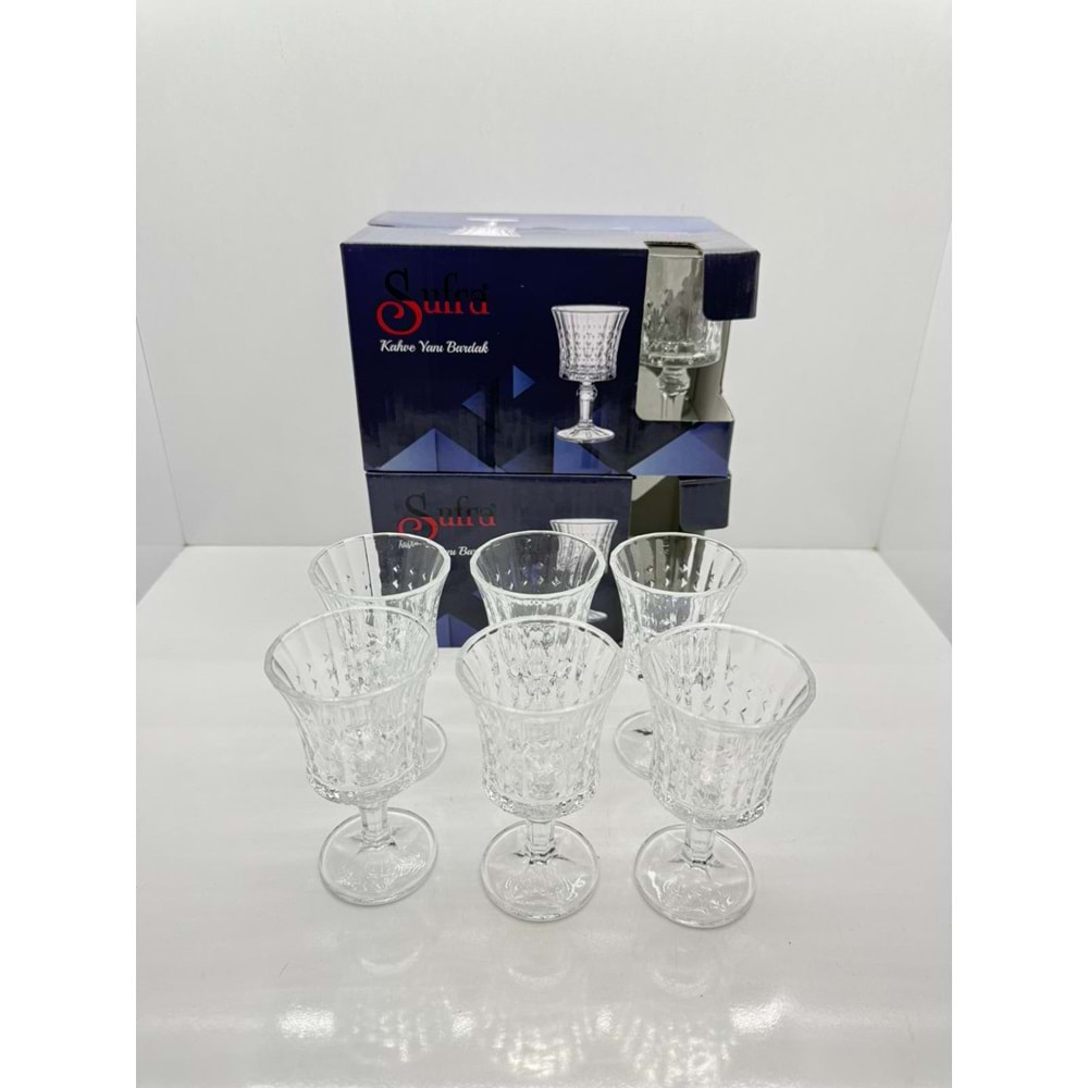 SFR-36412 6LI SADE KAHVE YANI BARDAK