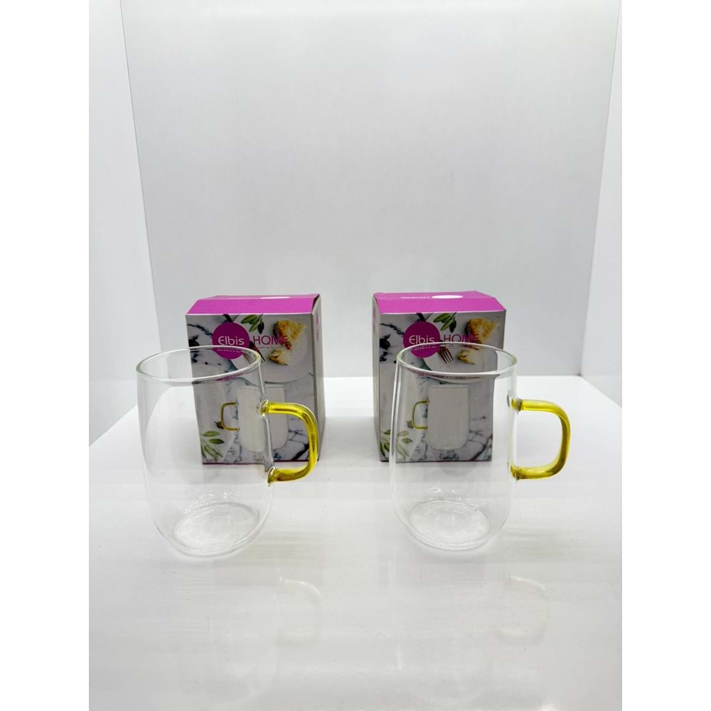 ELB-138 RENKLİ KULPLU BARDAK