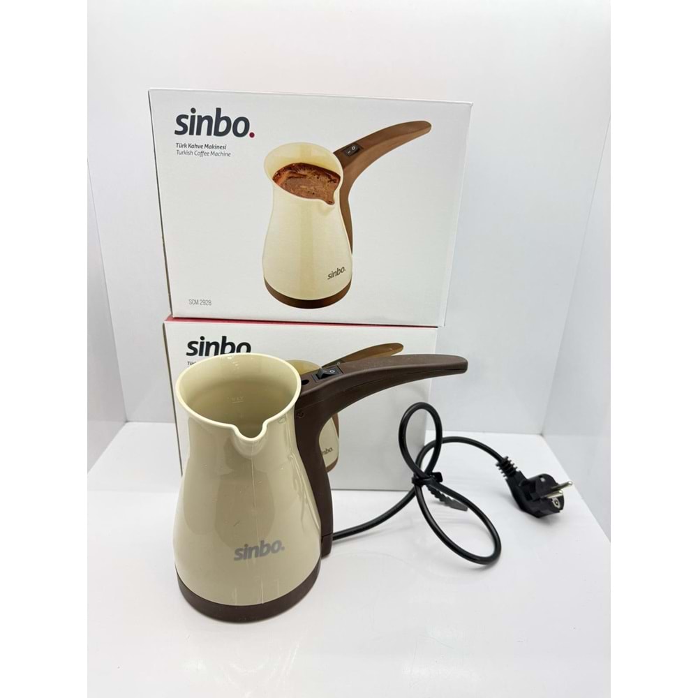 SİNBO SCM-2928 ELKTİRİKLİ CEZVE PLASTİK 1.000 W