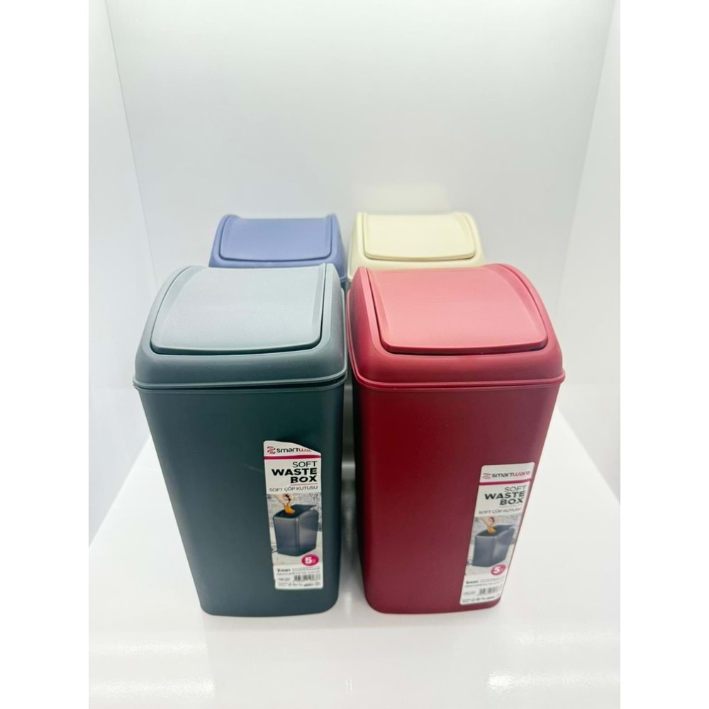 TRN187 - SOFT ÇÖP KUTUSU 5 LT