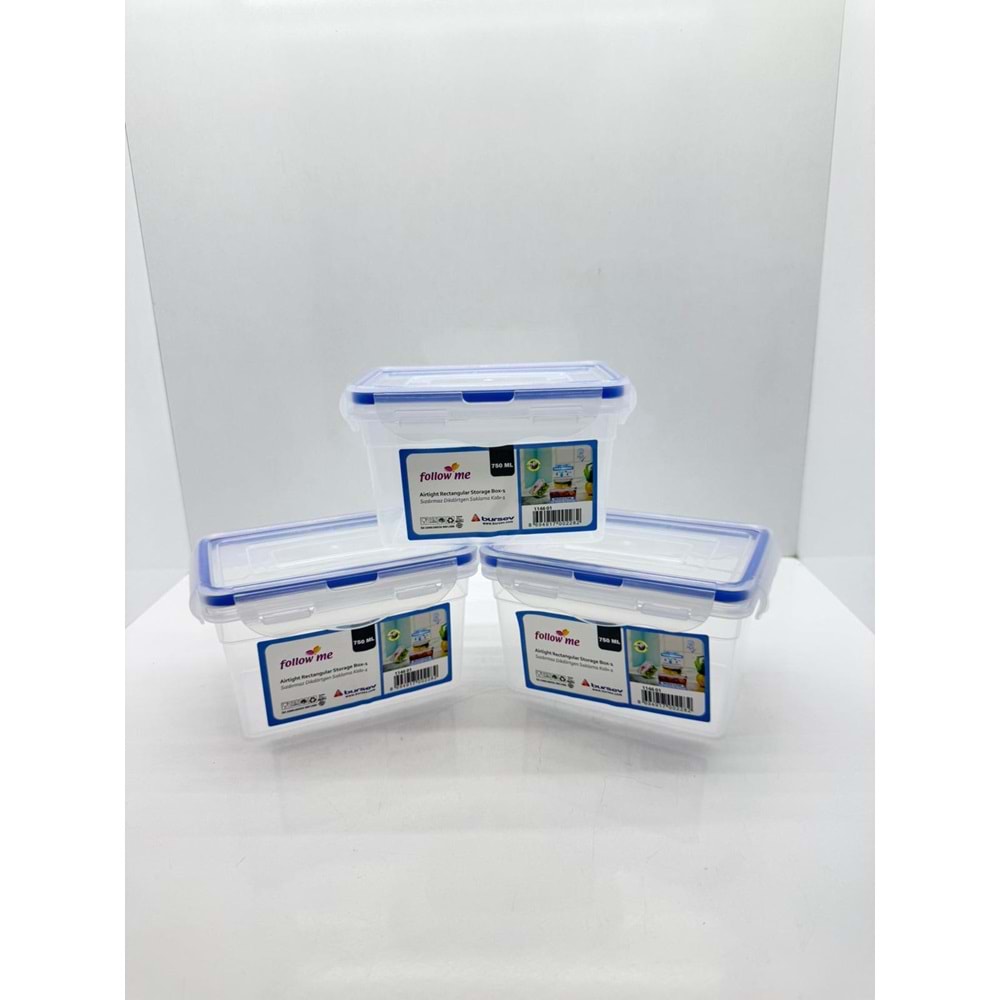 BURSEV 1146-01 SIZDIRMAZ DİKD. SAKLAMA KABI NO:1 0.75 LT