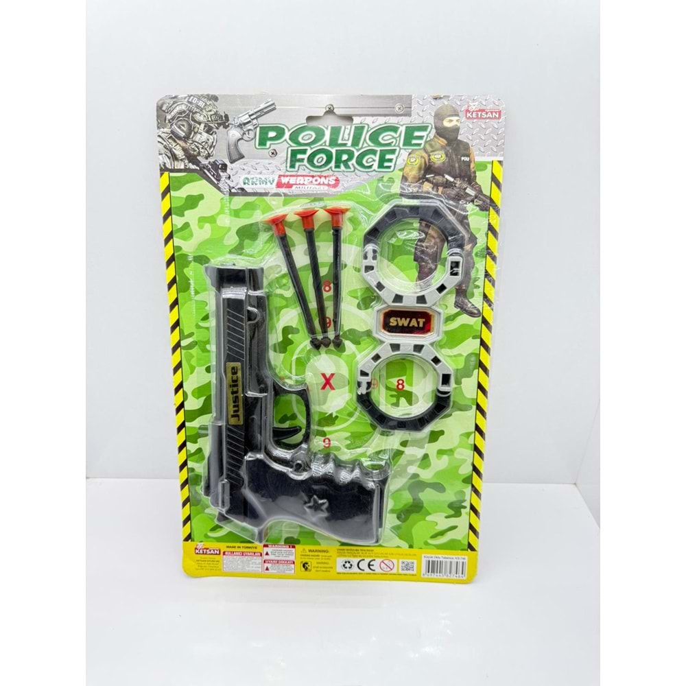 KS746 - OKLU TABANCI KELEPÇE SETİ OYUNCAK