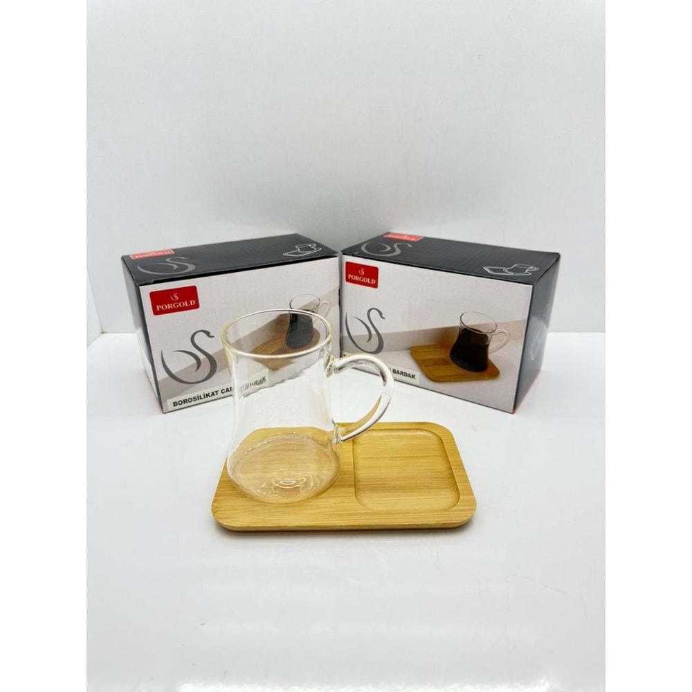 ALCB180-2A ÇAY SETİ 2 PARÇA DİKDÖRGEN TABAK KL:36