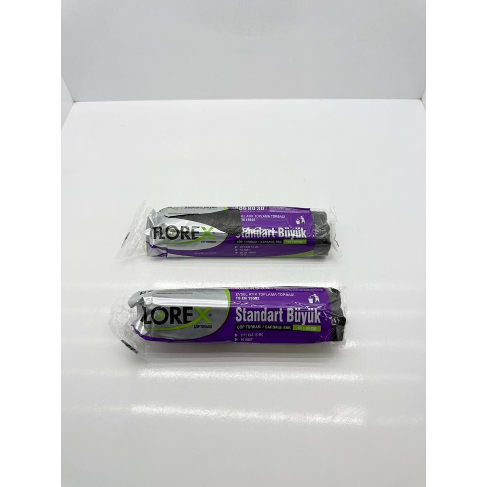 FL-526 FLOREX ÇÖP POŞETİ STANDART BÜYÜK 80GR*50