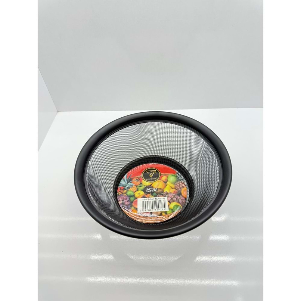 REAL918 - SİYAH SÜZGEÇ 22 CM