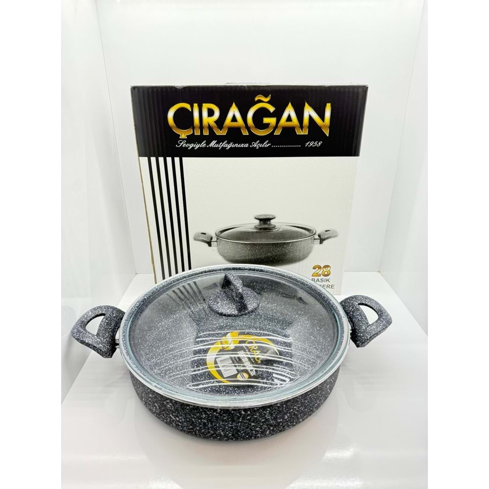 ÇIRAĞAN GRANİT BASIK TENCERE 28 CM
