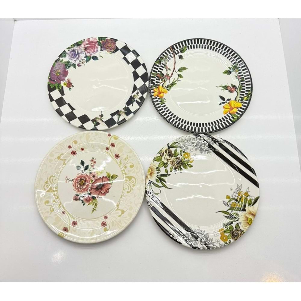 LVN42932 - DESENLİ TATLI TABAK DÖKME KL:48