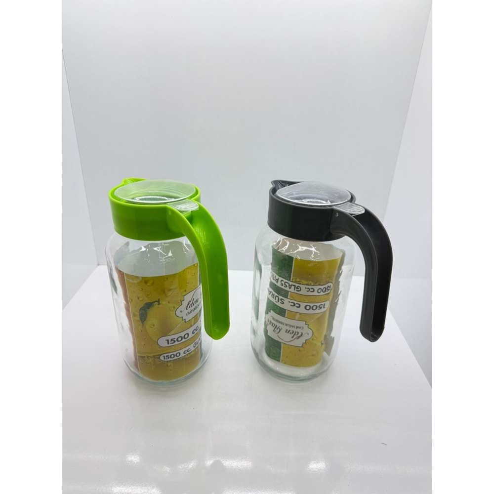 ASDN211015 - CAM SÜRAHİ RENKLİ KAPAK PK:12