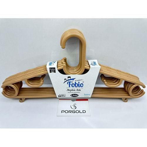 FOBİO-2501 6LI PLASTİK RENKLİ ASKI KL:46