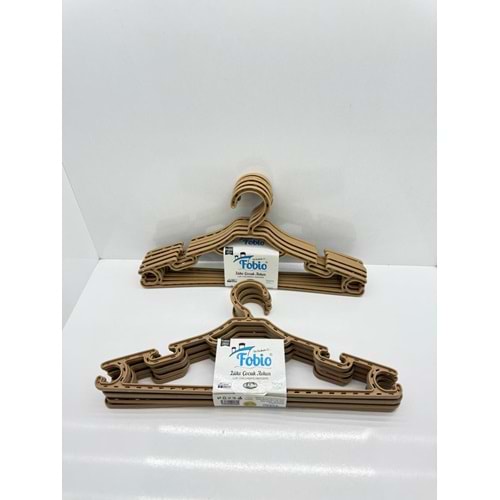 FOBİO-2502 6LI PLASTİK RENKLİ ÇOCUK ASKISI