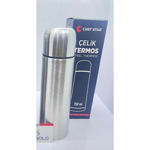 MNB05359 MERMİ TERMOS 0.75 LT KL:40