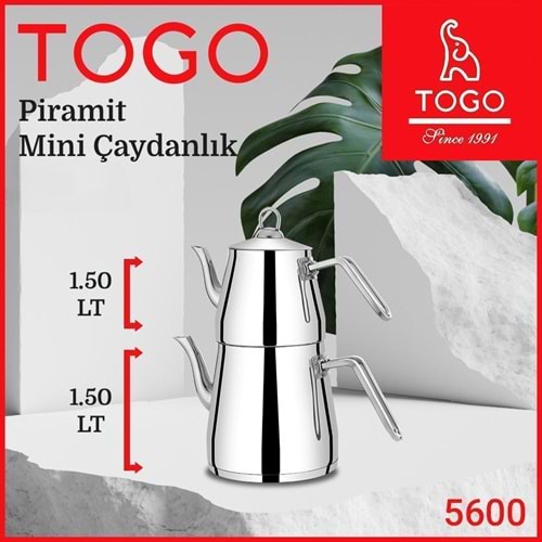 TOGO5600 - PRAMİT ÇAYDANLIK MİNİ BOY KL:8