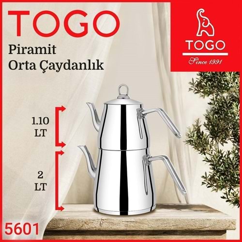 TOGO5601 - PRAMİT ÇAYDANLIK ORTA BOY KL:8