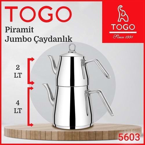 TOGO5603 - PRAMİT ÇAYDANLIK JUMBO BOY KL:6