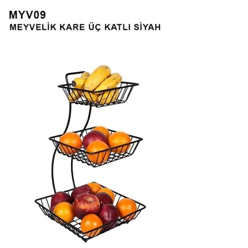 MYV09 - MEYVELİK KARE 3 KATLI