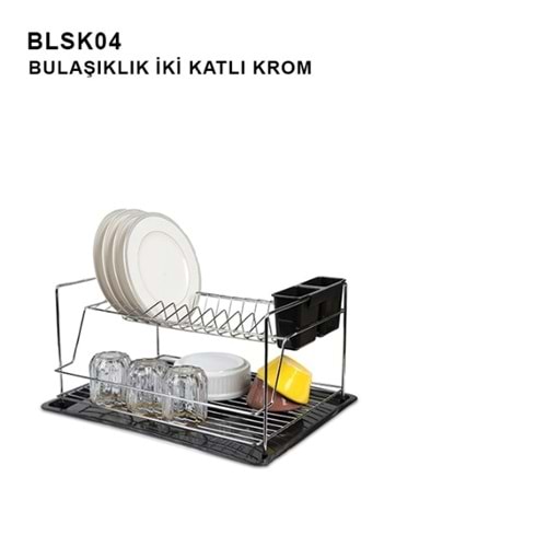 BLSK04 - BULAŞIKLIK 2 KATLI KROM