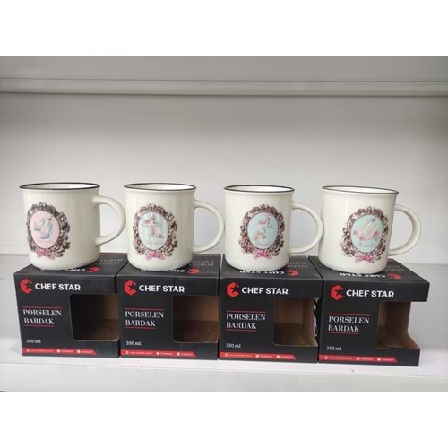 MNB02200 - PORSELEN KUPA BARDAK KL:48