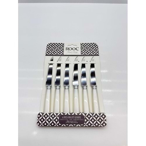 ROOC-HST-086 LÜKS MEYVE BIÇAĞI 6'LI
