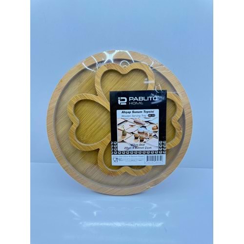 PBT-518 AHŞAP SUNUM TEPSİSİ KL:24