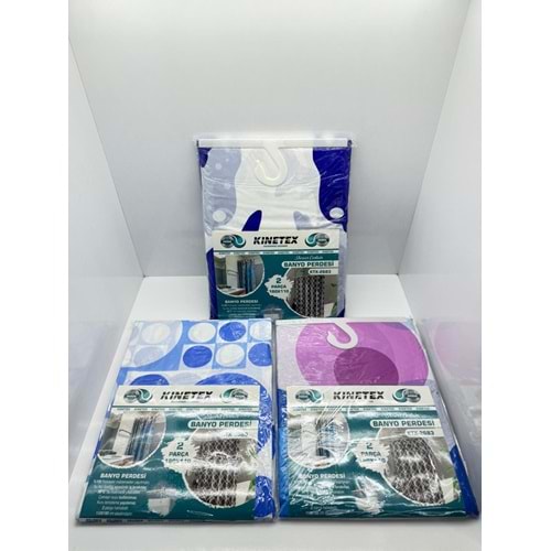 KTX-2683 A-2 KNITEX BANYO PERDESİ 180*110 CM