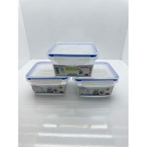 BURSEV 1144-02 SIZDIRMAZ KARE SAKLAMA KABI NO:2 650 ML