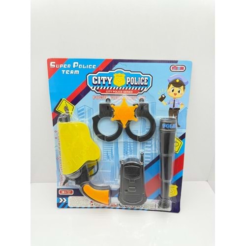 NZM308 - CİTY POLİS SETİ OYUNCAK
