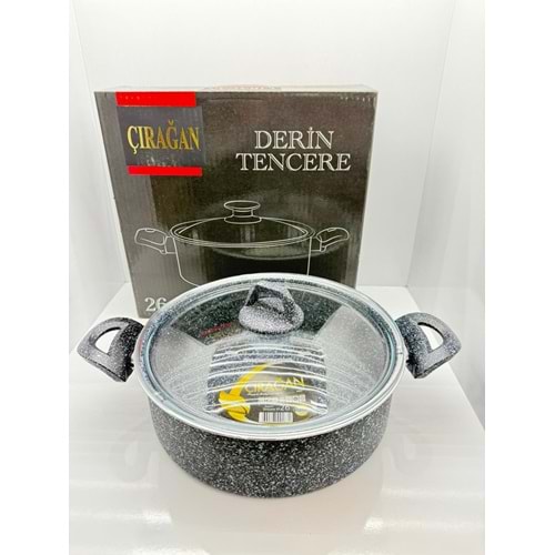 ÇIRAĞAN GRANİT DERİN TENCERE 26 CM