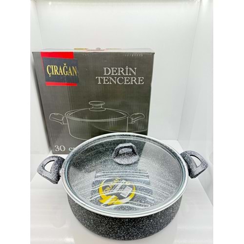 ÇIRAĞAN GRANİT DERİN TENCERE 30 CM