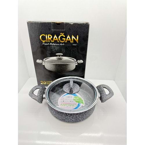 ÇIRAĞAN GRANİT BASIK TENCERE 20 CM