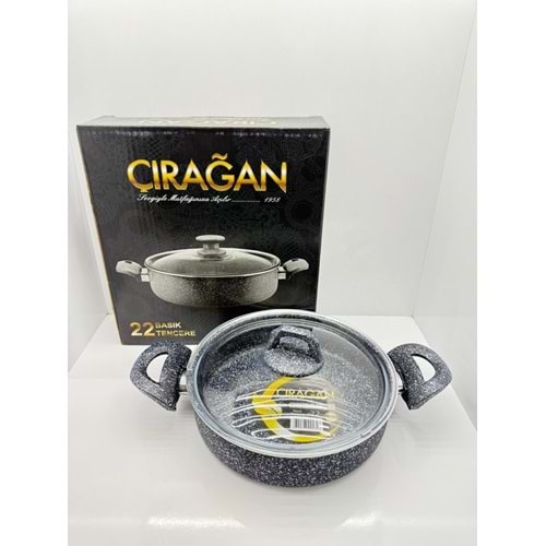 ÇIRAĞAN GRANİT BASIK TENCERE 22 CM