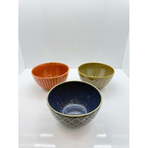 ALİSA SERAMİK RENKLİ KASE BOX:27