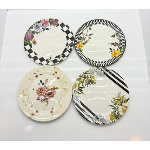 LVN42932 - DESENLİ TATLI TABAK DÖKME KL:48