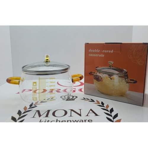 Q8771-1 KULPLU CAM TENCERE 0.8 LT